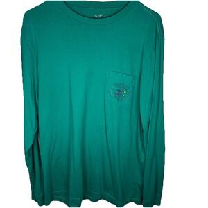 Vineyard Vines‎ Long Sleeve Pocket Shirt Men's Medium Green